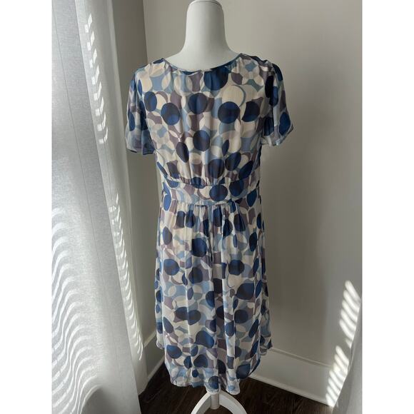 Boden Whimsical A-line Dress Polka Dot Flouncey Wrap Top - Picture 4 of 5
